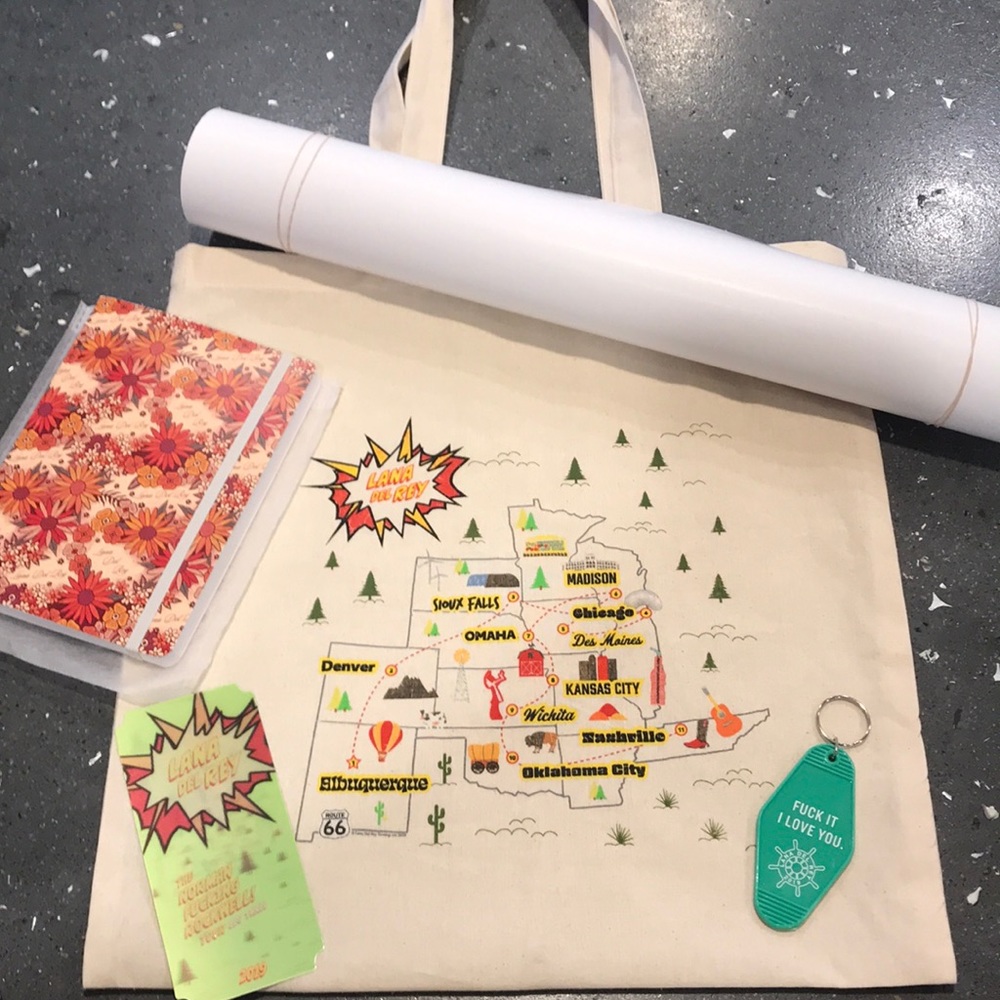 LANA DEL REY VIP MERCH TOUR BAG BUNDLE